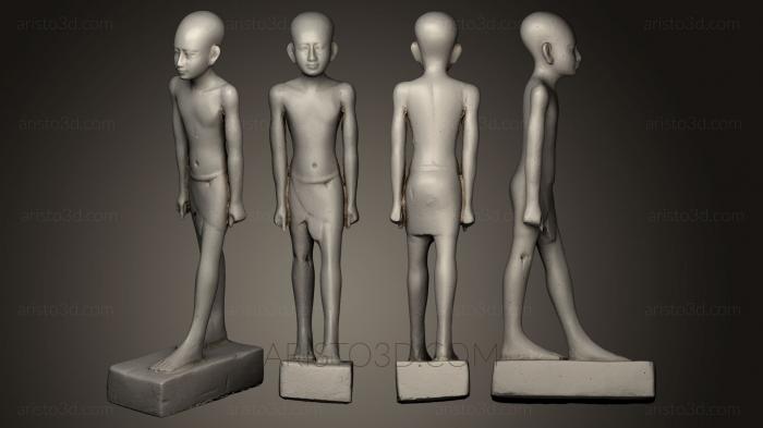 Egyptian statues and reliefs (STKE_0039) 3D model for CNC machine
